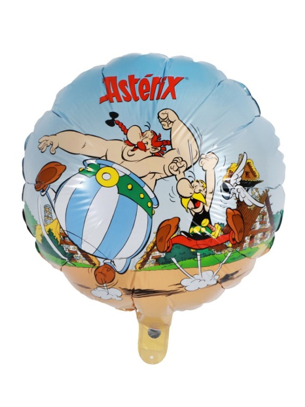Ballon rond Astérix® – 43 cm – Pour une fête gonflée d’énergie gauloise !