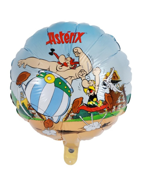 Ballon rond Astérix® – 43 cm – Pour une fête gonflée d’énergie gauloise !
