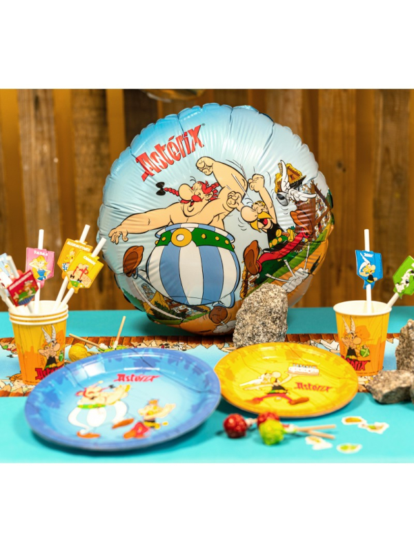 Ballon rond Astérix® – 43 cm – Pour une fête gonflée d’énergie gauloise !