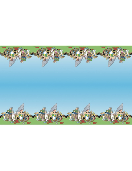 Nappe en papier recyclable Astérix® – 136 x 228 cm – Déco d’anniversaire 100 % Gaulois