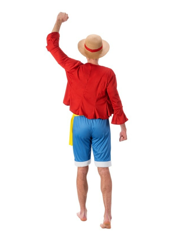 Déguisement adulte Luffy – One Piece® – Costume 4 pièces officiel (S à XL)