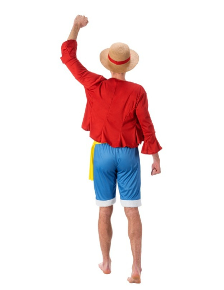 Déguisement adulte Luffy – One Piece® – Costume 4 pièces officiel (S à XL)