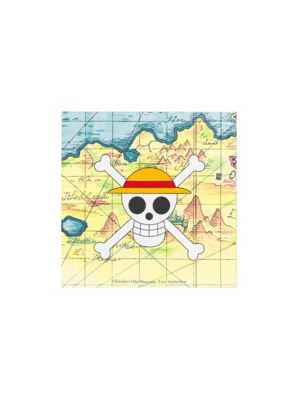 20 Serviettes anniversaire One Piece® – Papier 3 plis – 33 x 33 cm
