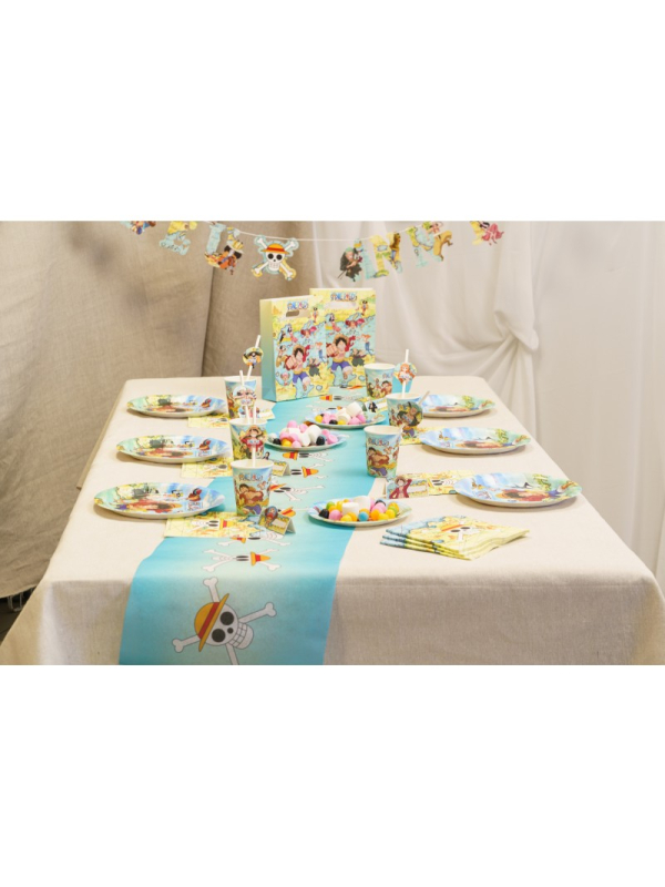 Chemin de table anniversaire One Piece® – Tissu intissé – 30 cm x 3 m