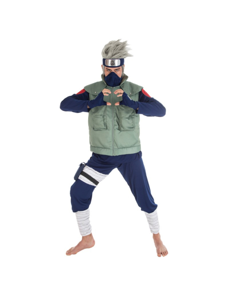 Déguisement adulte Kakashi Hatake – Devenez le ninja le plus stylé de Konoha
