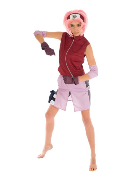 Déguisement Sakura Haruno - Naruto Shippuden® - 8 pièces