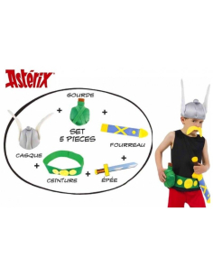 Déguisement Astérix enfant 5 pièces – Transformez votre petit en Gaulois intrépide