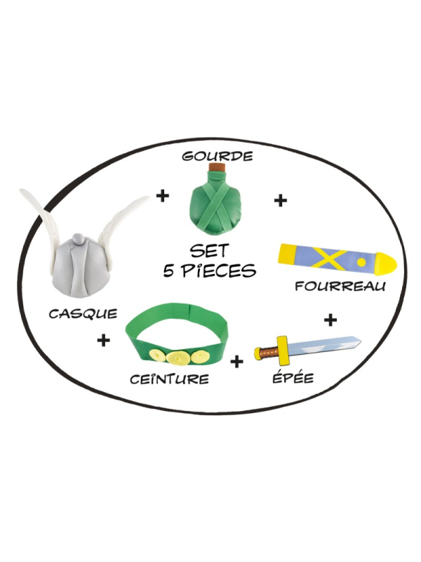 Déguisement Astérix enfant 5 pièces –...