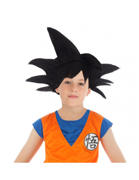 Perruque Goku Saiyan noire enfant - Dragon Ball Z®