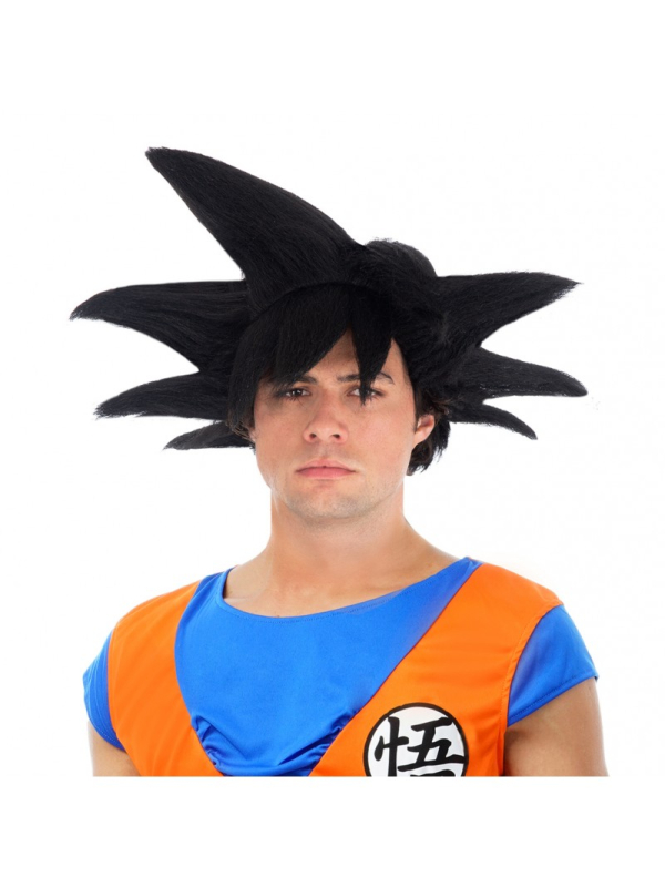 Perruque Goku Saiyan noire adulte - Dragon Ball Z®