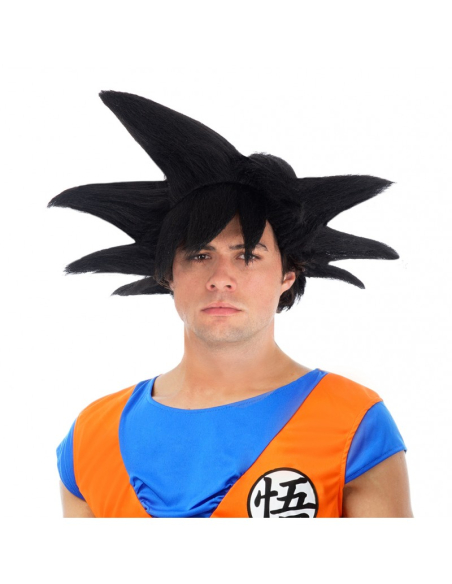 Perruque Goku Saiyan noire adulte - Dragon Ball Z®