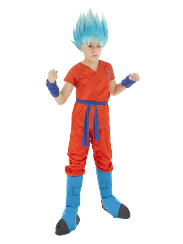 Perruque Goku Super Saiyan Bleue Enfant -...