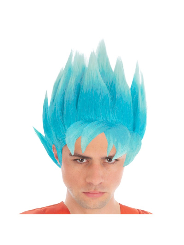 Perruque Goku Super Saiyan Blue - Dragon Ball Super® - Adulte