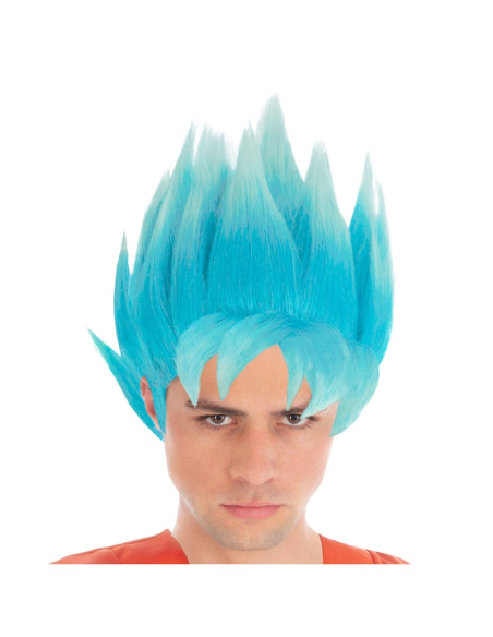 Perruque Goku Super Saiyan Blue - Dragon Ball Super® - Adulte