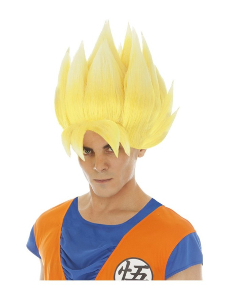 Perruque Goku Super Saiyan Jaune - Dragon Ball Z® - Adulte