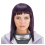 Perruque Hinata - Naruto Shippuden® - Taille unique adulte