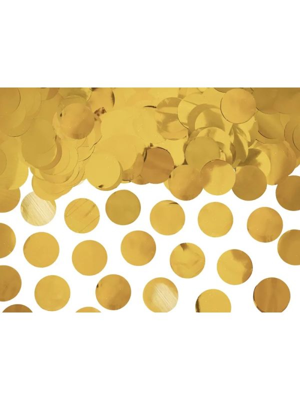 Cercles de confettis, or, 15g