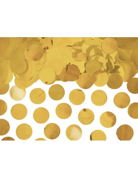 Cercles de confettis, or, 15g