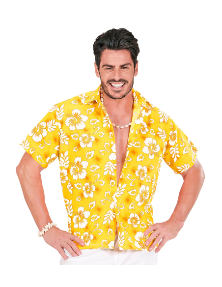 Chemise Hawaïenne Jaune – Le look soleil pour briller en soirée tropicale