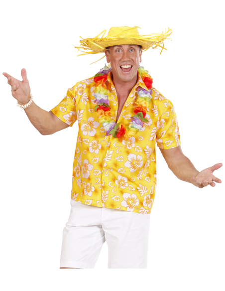 Chemise Hawaïenne Jaune – Le look soleil pour briller en soirée tropicale
