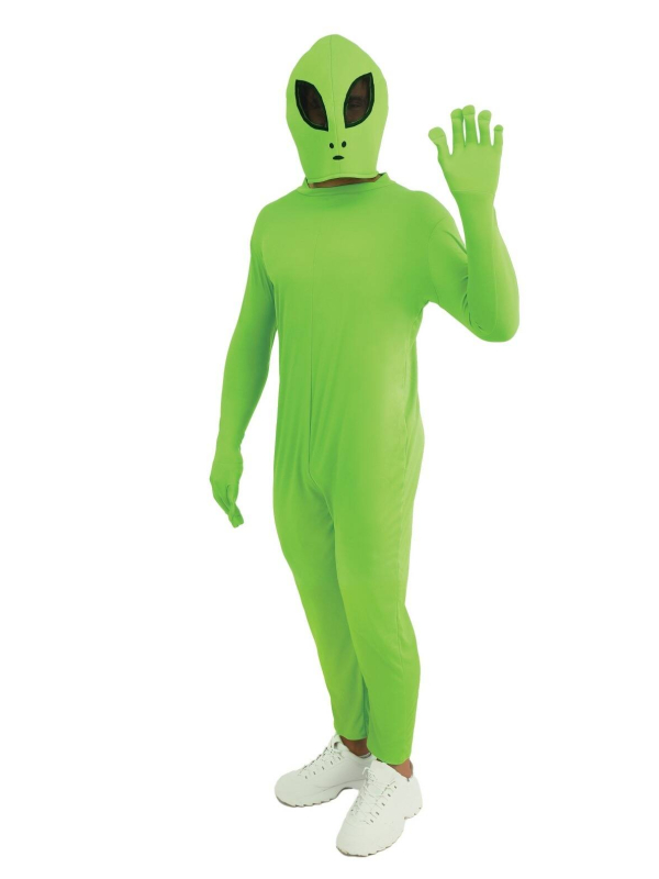 Déguisement Extra-Terrestre Vert – Adulte – Tailles S/M ou L/XL