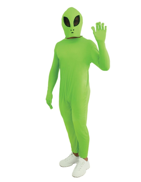 Déguisement Extra-Terrestre Vert – Adulte – Tailles S/M ou L/XL