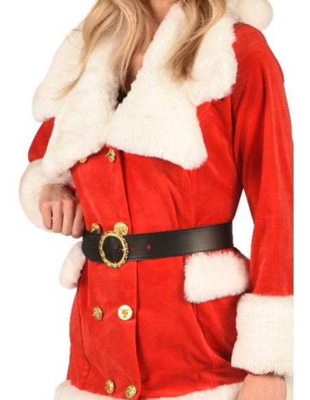 Déguisement Mère Noël Sexy en Velours – Luxe & Charme des Fêtes (S au XXL)