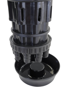 Pistolet à Bulles Gatling Noir avec Plateau et Recharge – Jouet Amusant pour Enfants 2