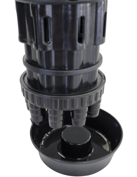 Pistolet à Bulles Gatling Noir avec Plateau et Recharge – Jouet Amusant pour Enfants