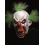 Masque clown tueur adulte avec cheveux verts
