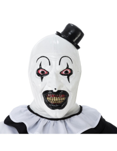 Masque Art le Clown Terrifier en latex blanc et noir