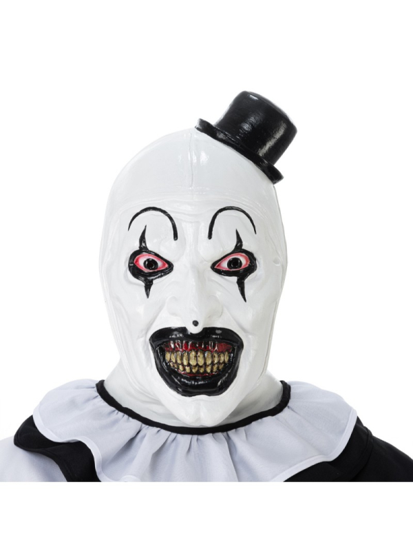 Masque Art le Clown Terrifier en latex blanc et noir