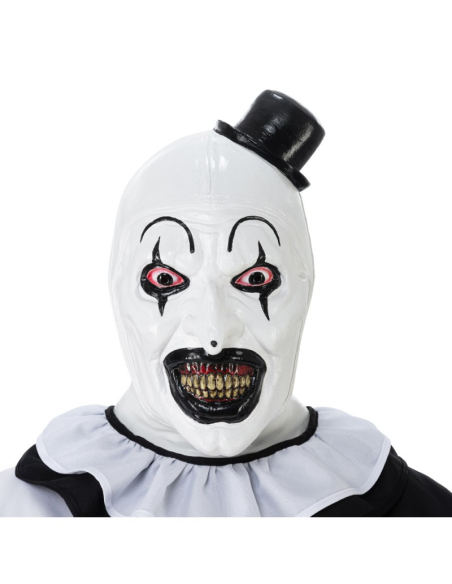 Masque Art le Clown Terrifier en latex blanc et noir