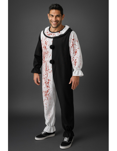 Déguisement officiel Art le Clown Terrifier® – Version ensanglantée pour adulte