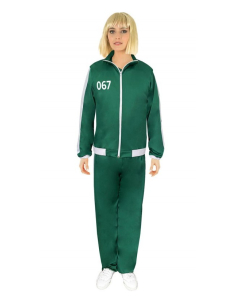 Survêtement Squid Game Joueuse 067 Femme – Costume Officiel Série Netflix