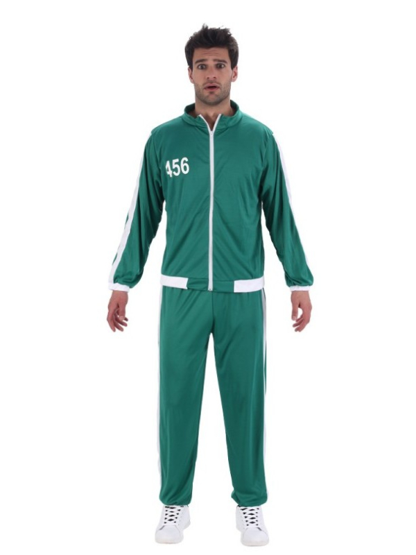 Jogging 456 Squad Killer Homme – Costume Squid Game Taille L/XL (180 cm & 190 cm)