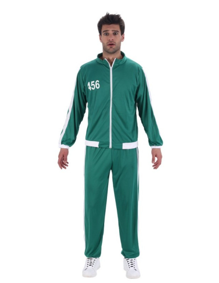 Jogging 456 Squad Killer Homme – Costume Squid Game Taille L/XL (180 cm & 190 cm)