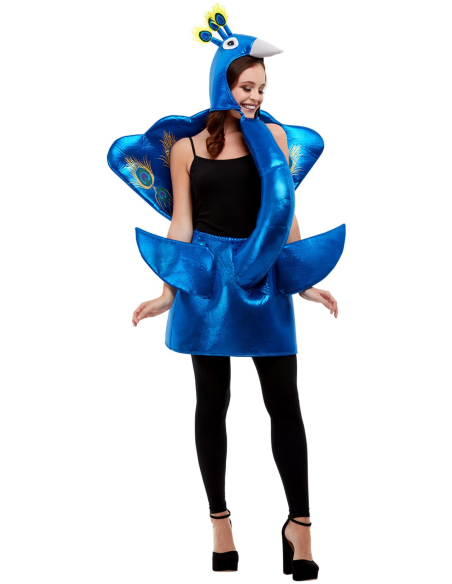 Déguisement de paon de luxe Femme - Carnaval et EVJF