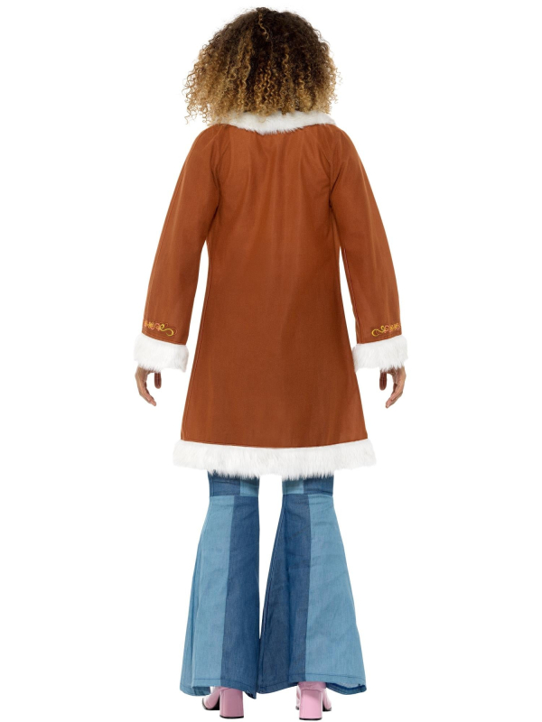 Déguisement Hippie femme (Manteau adulte rétro afghan)