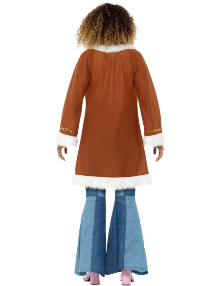 Déguisement Hippie femme (Manteau adulte rétro afghan)