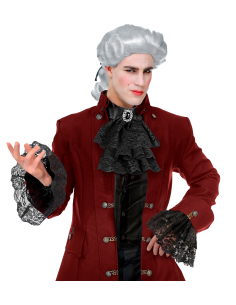Jabot en dentelle avec bijoux et poignets – L’accessoire polyvalent pour costumes baroques, pirates et vampires 2
