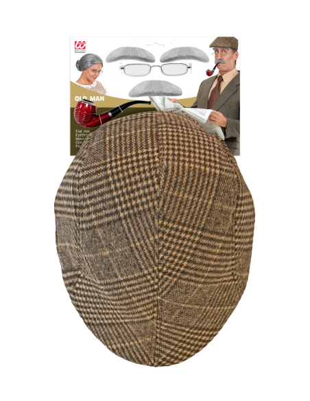Set accessoires vieillard complet pour un déguisement réaliste et amusant