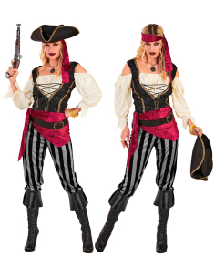 Déguisement pirate des Caraïbes femme avec accessoires – Du XS au XL