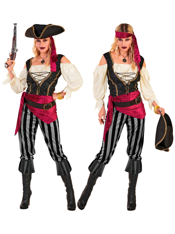 Déguisement pirate des Caraïbes femme avec accessoires – Du XS au XL