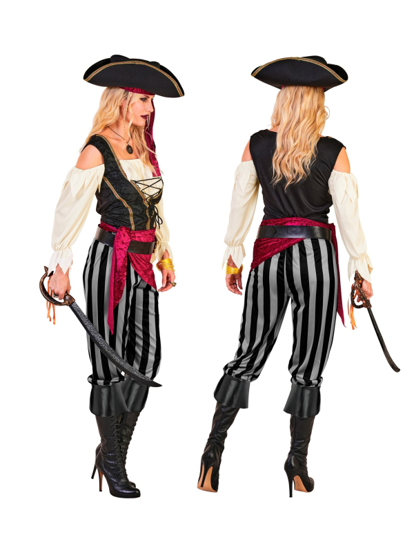 Déguisement pirate des Caraïbes femme avec accessoires – Du XS au XL