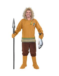 Déguisement Inuit Homme Complet – Costume Esquimau Authentique pour Fête, Carnaval et Soirée à Thème 2