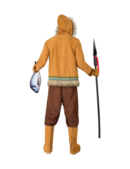 Déguisement Inuit Homme Complet – Costume Esquimau Authentique pour Fête, Carnaval et Soirée à Thème