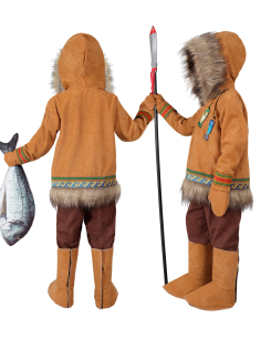Déguisement Inuit Enfant – Costume Esquimau Adorable pour Carnaval, Halloween et Anniversaires 2
