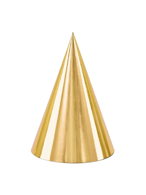 Chapeaux de Fête Dorés 16 cm – Pour Briller à Toutes Vos Soirées !