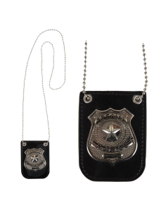 Collier Badge Policier – Accessoire de Déguisement 10 cm